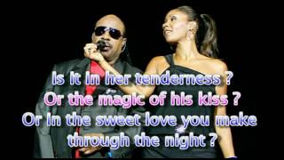 How will I know ? - Stevie Wonder featuring Aïsha - Lyrics