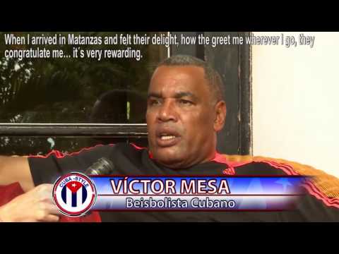 Breakfast with the famous   Victor Mesa