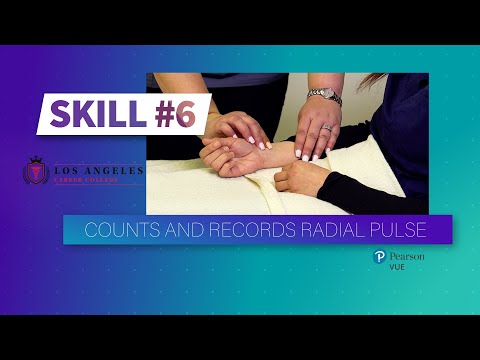LACC - CNA Skill #6 - Counts and Records Radial Pulse