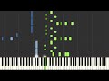 The Dark Knight - Main Theme [Piano Tutorial Synthesia] (Patrik Pietschmann)