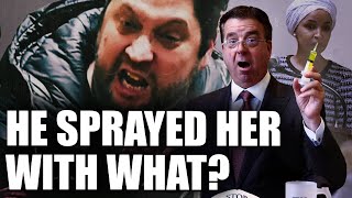 Ilhan Omar Sprayed With Unknown Substance During Minnesota Town Hall | Criminal Lawyer Reacts