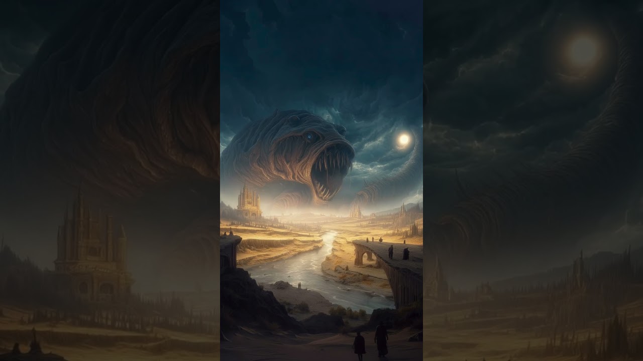 The Colossal Abyssal Beast Awakens 🌑 | Dark Fantasy AI Art