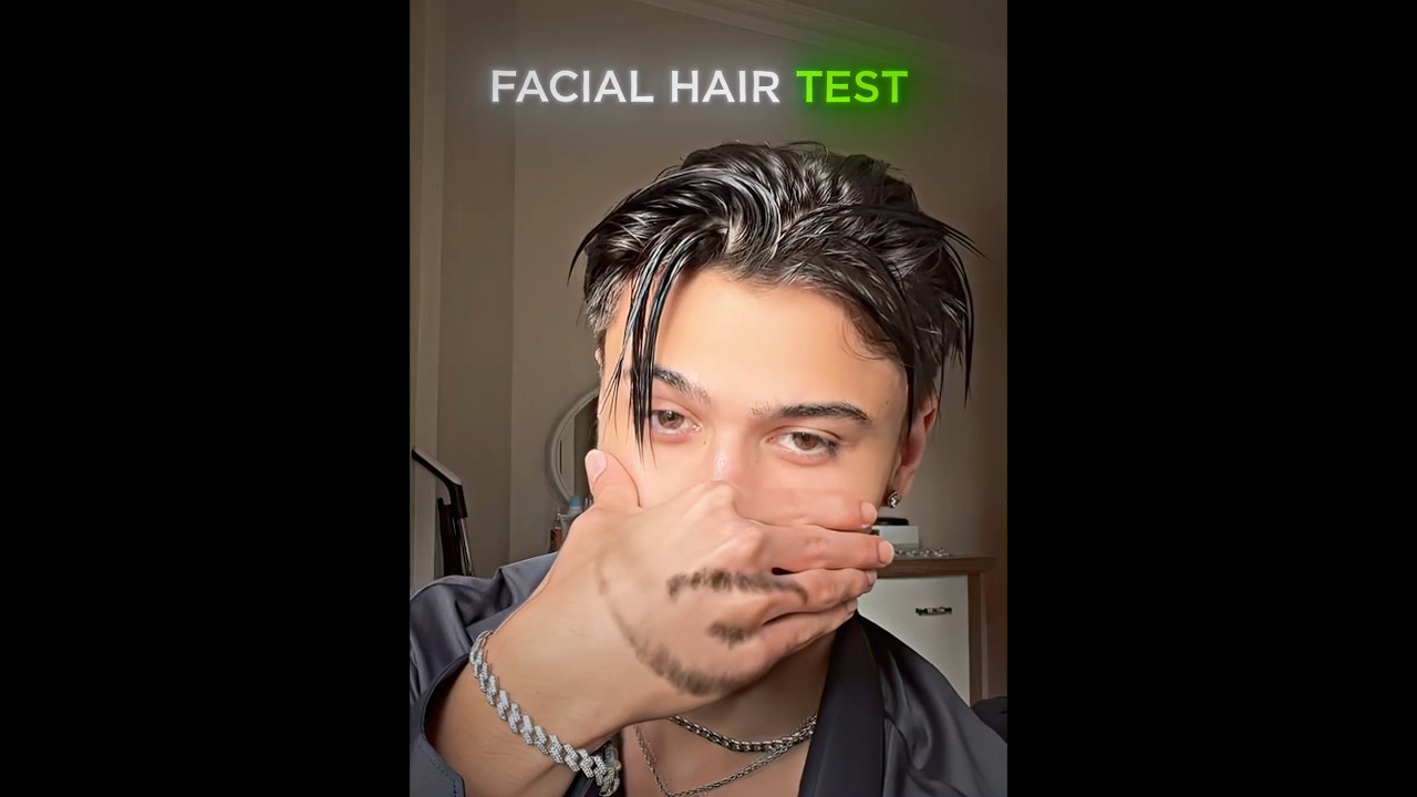 Facial Hair Test 🤨🧔#foryou #filter #trollface #edit #troll