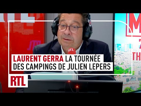 Laurent Gerra: Julien Lepers hosts a "Questions for a Champion" quiz at campsites