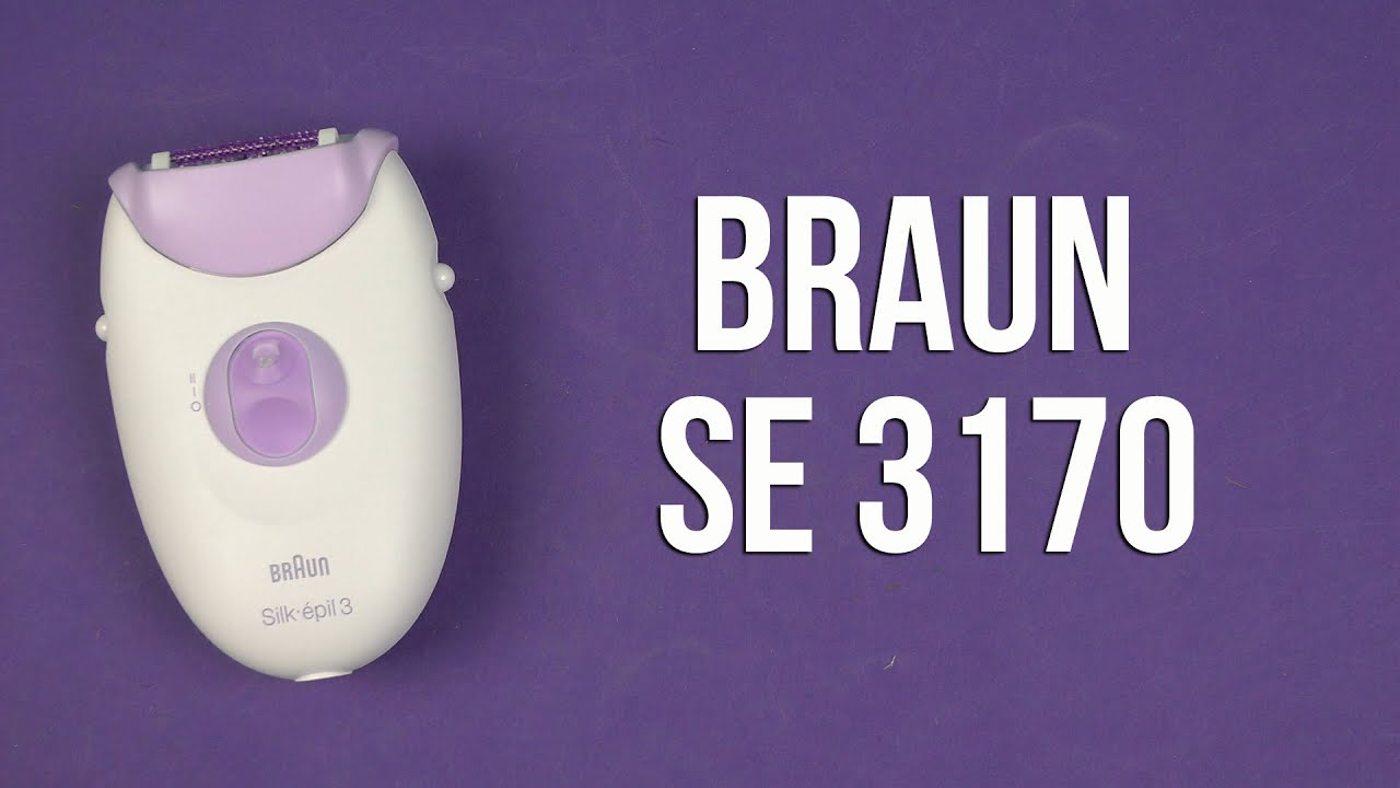 Эпилятор Braun SE3170 белый/розовый