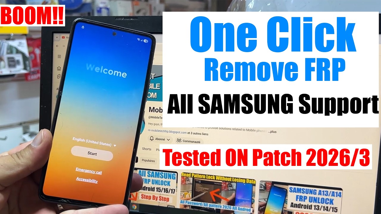 Samsung FRP Bypass, Remove Google Account Android 15/16 || Samsung FRP Unlock New Tool 2026
