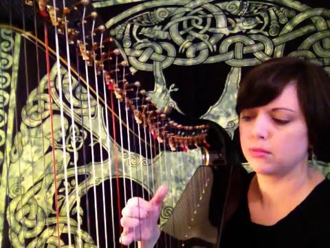 The Parting Glass/Star of the County Down/Musical Priest-- celtic harp