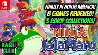 SWITCH RETRO GAME MADNESS! 8 GAMES REVIEWED! (Nintendo Switch Eshop) 3 Ninja JaJaMaru Collections!