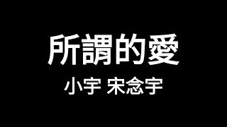 小宇 宋念宇 Xiao Yu - 所謂的愛 So Called Love【歌詞版】