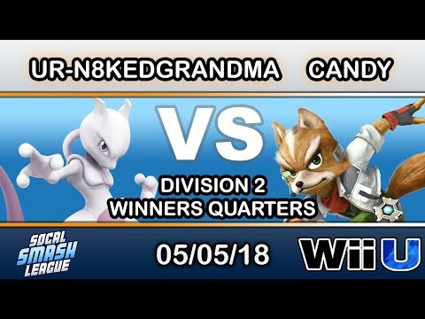 SCSL Div 2 - Ur-N8kedGrandma (Mewtwo) Vs. Candy (Fox) Winners Quarters - Smash 4
