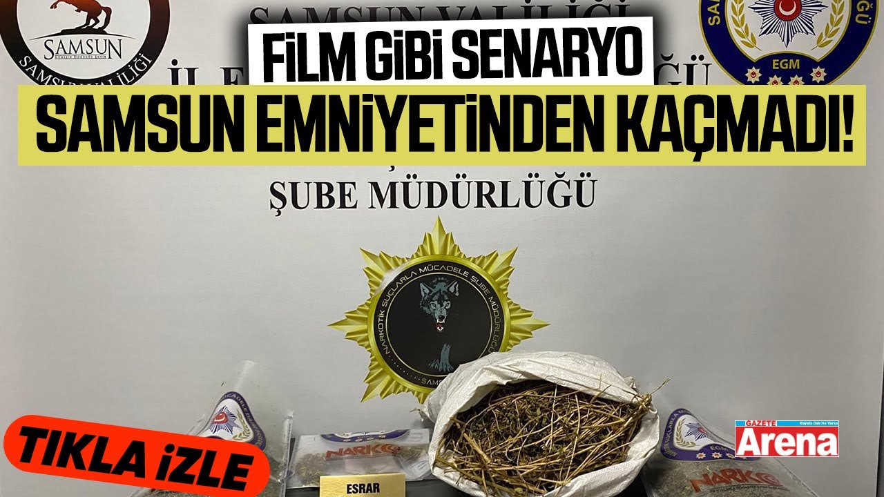 Samsun Polisi bozdu: Çarşamba’da planlı uyuşturucu kumpası