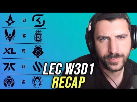 THE LAST WEEK OF REGULAR SEASON IS HERE - LEC Summer W3D1 Recap | YamatoCannon