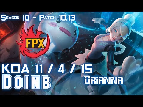 FPX Doinb ORIANNA vs RENEKTON Mid - Patch 10.13 KR Ranked
