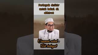 Download lagu Ceramah terbaru ustad Adi hidayat | perbanyak dzikir untuk bekal di akhirat mp3