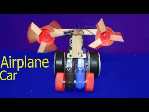 NCS DIY 7 - How to make Electric Airplane Car - Homemade Helicopter