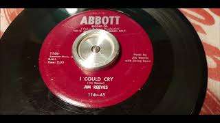 Jim Reeves - I Could Cry - 1953 Country - ABBOTT 116