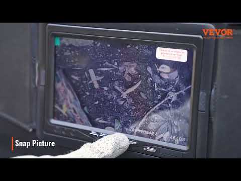 Câmera de esgoto SucceBuy com localizador de 512 Hz IP68 Câmera de