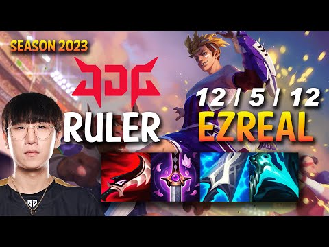 JDG Ruler EZREAL vs JHIN ADC - KR Ranked