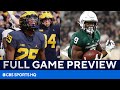 No. 6 Michigan at No. 8 Michigan State Preview [Pick to Win, CFP Implications, & MORE) CBS Sports HQ