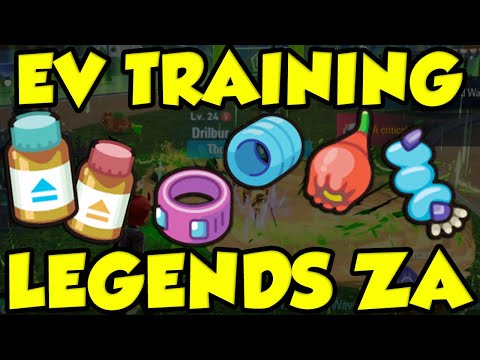 POKEMON LEGENDS ZA EV TRAINING GUIDE! Power Item EV Training Locations For Pokemon Legends ZA!