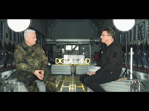 Vodcast  „Digitalland“: BWI CEO Martin Kaloudis trifft Generalleutnant Michael Vetter