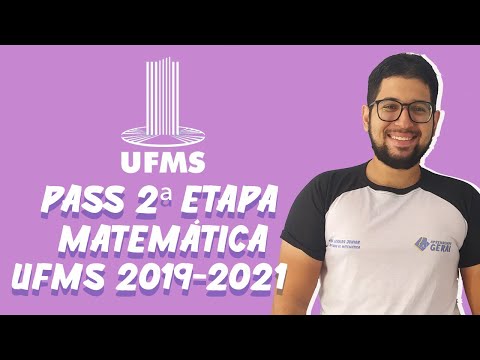 PASS UFMS - Questão 21 - TRIÊNIO 2019-2021 - 2ª ETAPA - Matemática