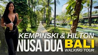 BALI LUXURY RESORTS 🌴 Real Walking Tour Through Nusa Dua's Most Exclusive Hotels