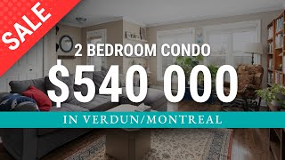 Montreal (Verdun/Île-des-Soeurs) | Condo For Sale | 1,043.00 SQFT | 2 Bed | 1 Bath