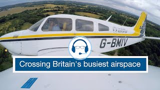 Crossing Britain's busiest airspace - The Flying Reporter