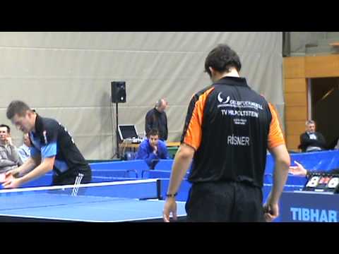 Tischtennis 2.Bundesliga TV Hilpoltstein-Muehlhausen B.Roesner vs Theissmann