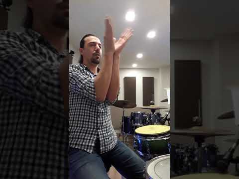 Drum Lesson -  Jojo Mayer - Hand Clap - 50 bpm -