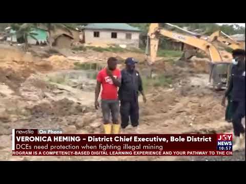 The problem we have in Bole is the influx of foreigners who come to indulge in galamsey.- Bole DCE