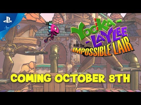 Yooka-Laylee and the Impossible Lair - Release Date Trailer | PS4