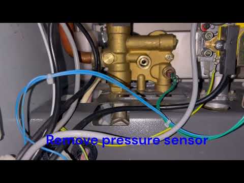 How to replace pressure sensor Fault / E119 with good / high pressure on Baxi / Potterton / Main