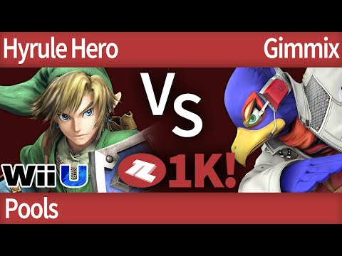 TLOC $1K Smash 4 - Hyrule Hero (Link) vs Gimmix (Falco) - Pools