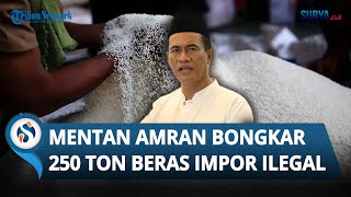 Mentan Amran Bongkar 250 Ton Beras Impor Ilegal Masuk Lewat Sabang