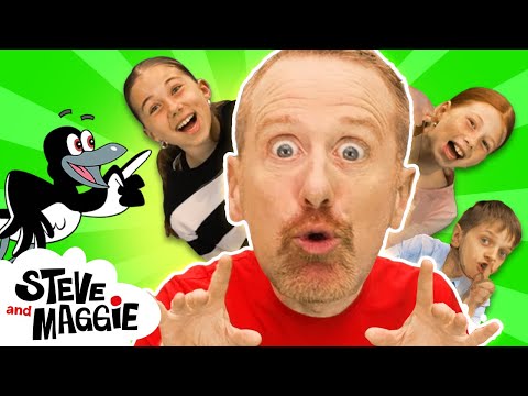 Monster Party with Kids + Toy Dollshouse Magic & Halloween | Best Steve and Maggie Stories for Kids