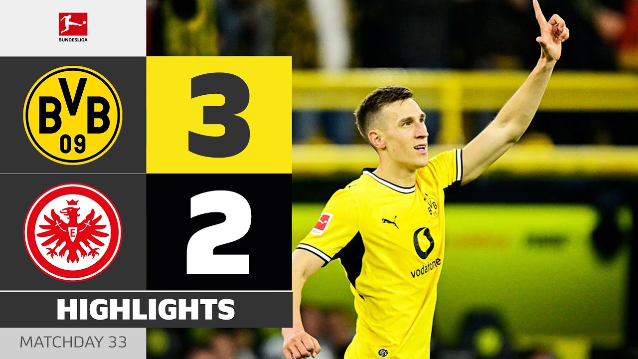 BORUSSIA DORTMUND - EINTRACHT FRANKFURT | Highlights | Matchday 33 – Bundesliga 25/26