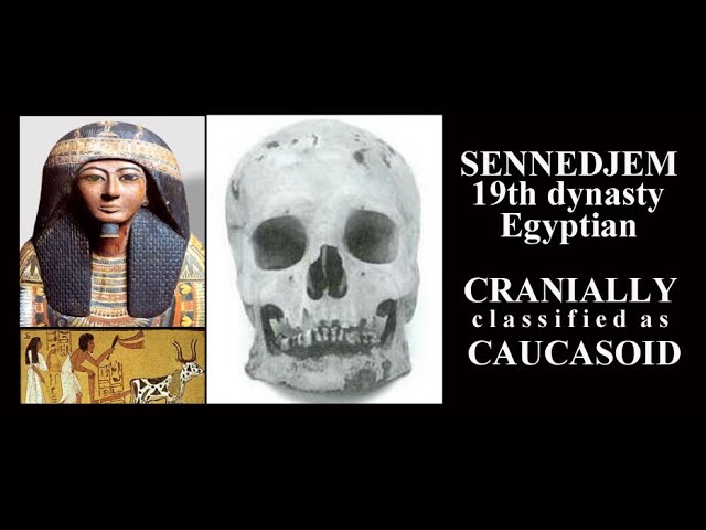 Ancient Egypt Sennedjem & Family Cranially Caucasoid