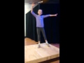 Natalie Swanson Twirling Practice Dance Museum