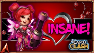 Castle Clash Rolling for new Hero Heartbreaker! MUST WATCH! INSANE!