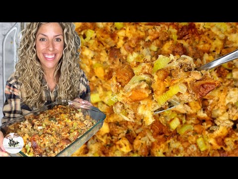 Croissant Sausage Stuffing