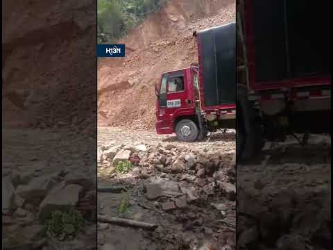 Invías aclara: no hay reapertura, el paso en San Luis sigue cerrada debido al enorme derrumbe