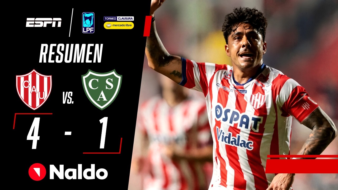 DOBLETE DE TARRAGONA, GOLAZO DE MALCORRA Y GOLEADA DEL TATENGUE | Unión 4-1 Sarmiento | RESUMEN