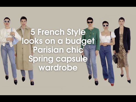 5 pieces = 5 French style Looks on a Budget | Parisian...