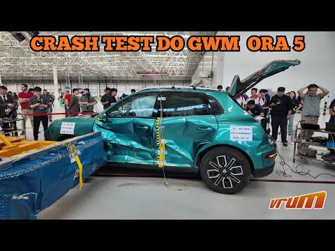 Fomos até a China ver o Crash Test do GWM ORA 5! 😱 #carros