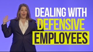 Employee Feedback - Dealing With Employees Who Get Defensive | Shari Harley