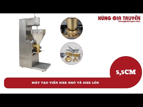 Sản Xuất Bò Viên | Máy Tạo Viên Cỡ Lớn | Máy Làm Viên Thịt