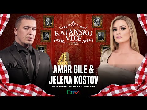 KAFANSKO VECE - AMAR GILE I JELENA KOSTOV | UZIVO | (ORK. ACE STOJNEVA) | 2024 | OTV VALENTINO