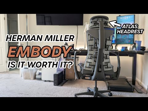 Herman Miller Embody Office Chair + Atlas Headrest Review in 2025 | Used Buying Guide & Cleaning